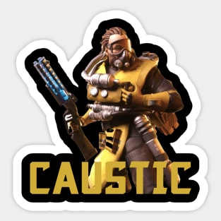 caustic Sticker